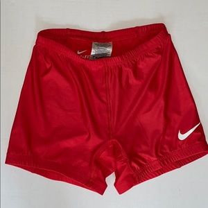 Nike Red Spandex Shorts